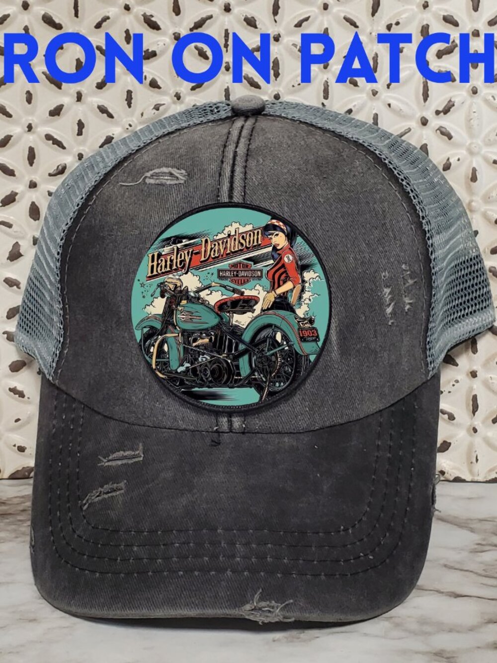 Harley Davidson Iron on Patch